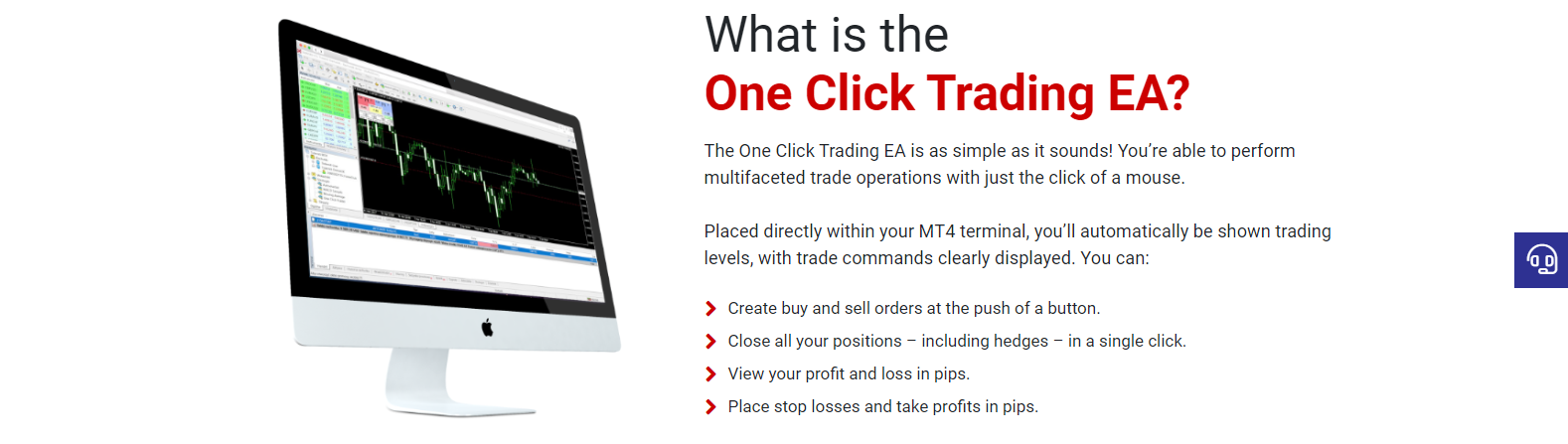 Tickmill One Click MT4 plugin Tickmill One Click MT4 plugin